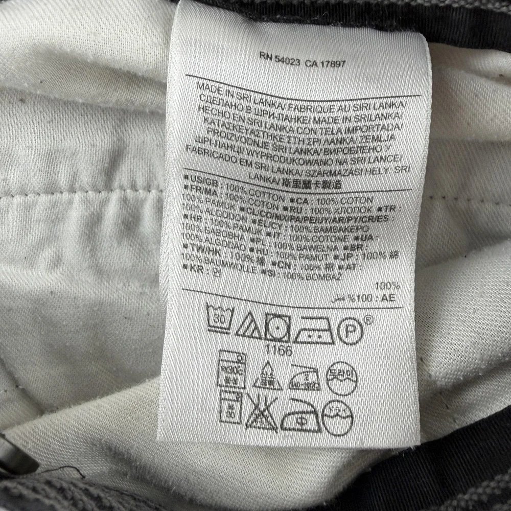 Banana Republic Aiden‎ Chino Pants Mens 30x28 Gray Regular Fit Cotton Casual